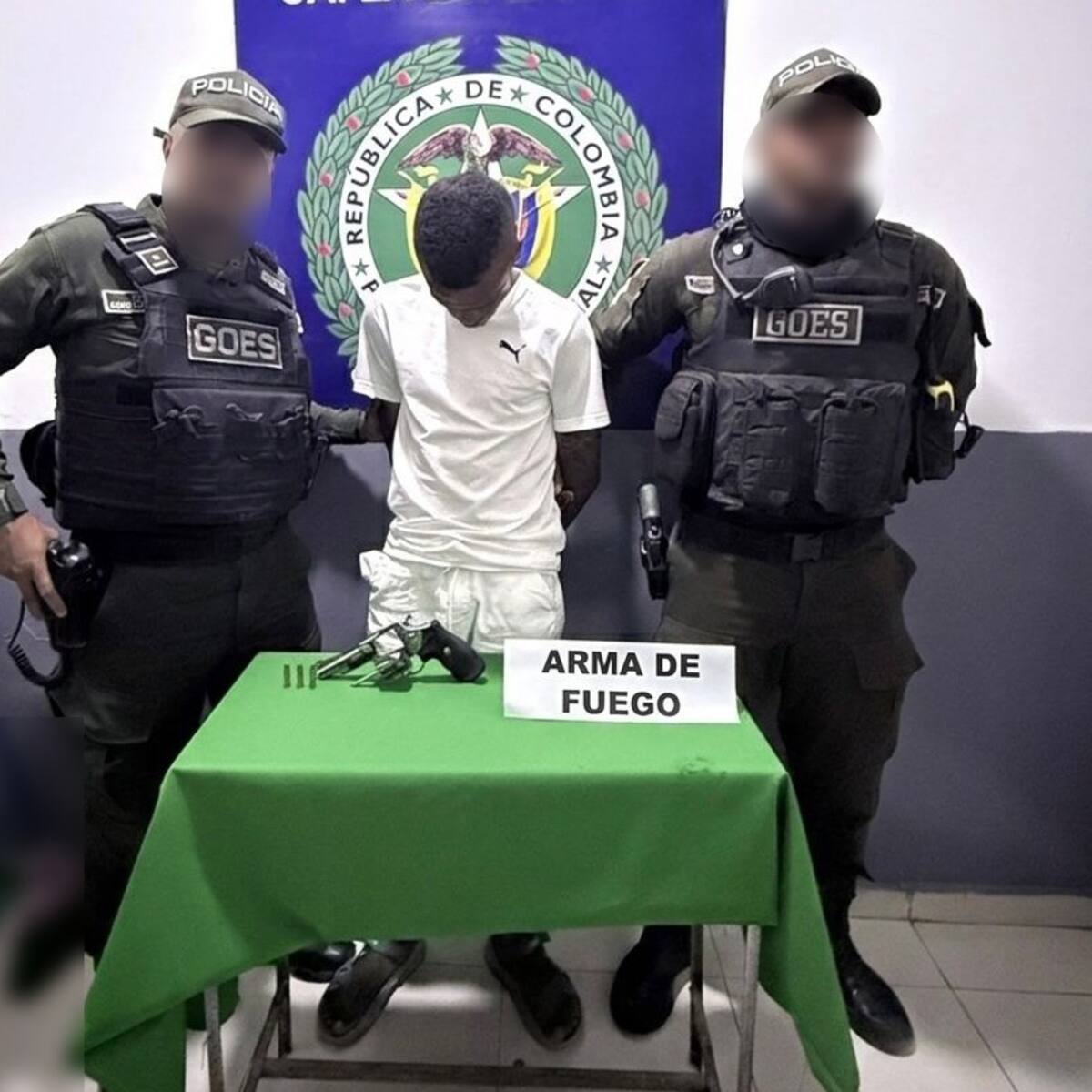 Cayó “El Vaquerito”, con un revólver y municiones en el barrio Olaya Herrera