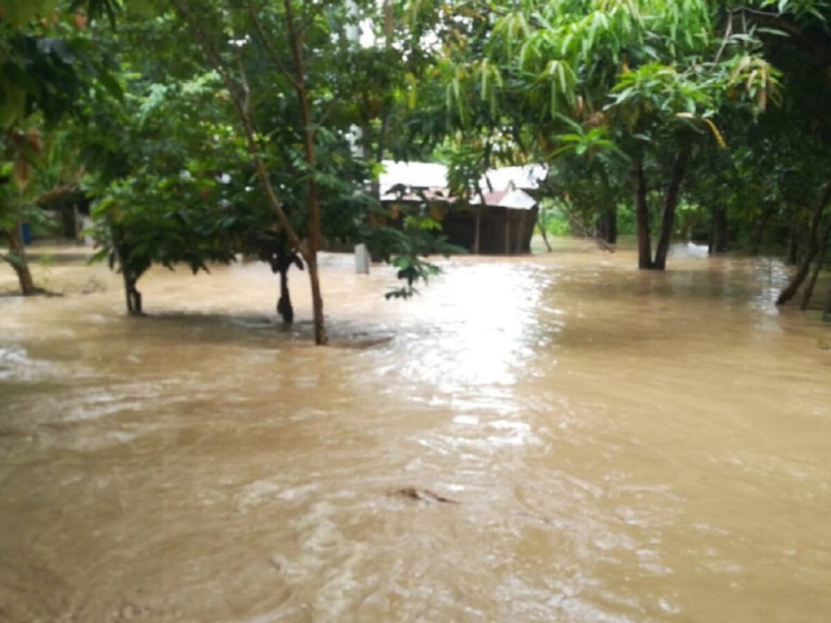 Inundaciones en corregimiento de tres bocas de Tibú