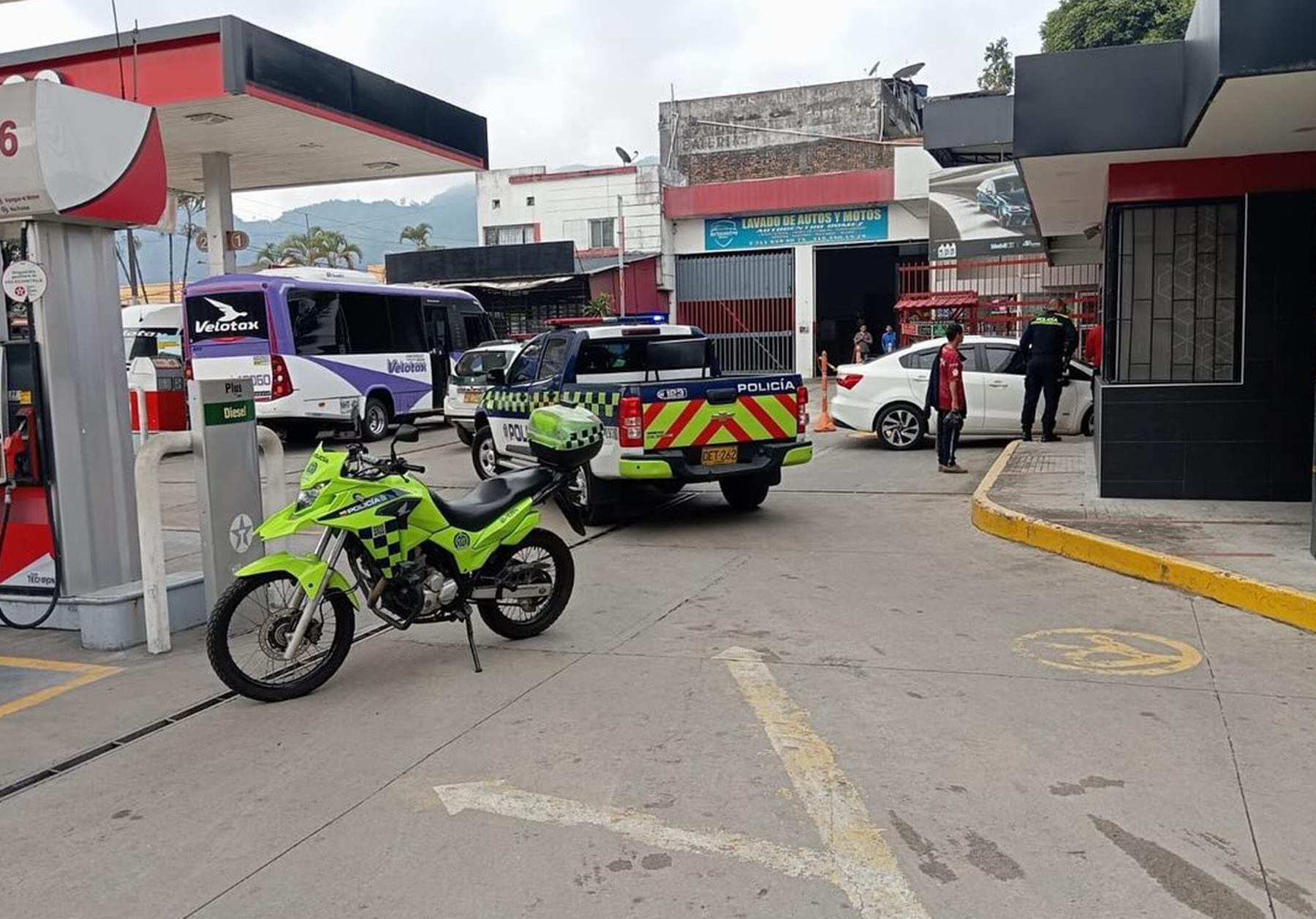 Robo estación de servicio Texaco Ibagué
