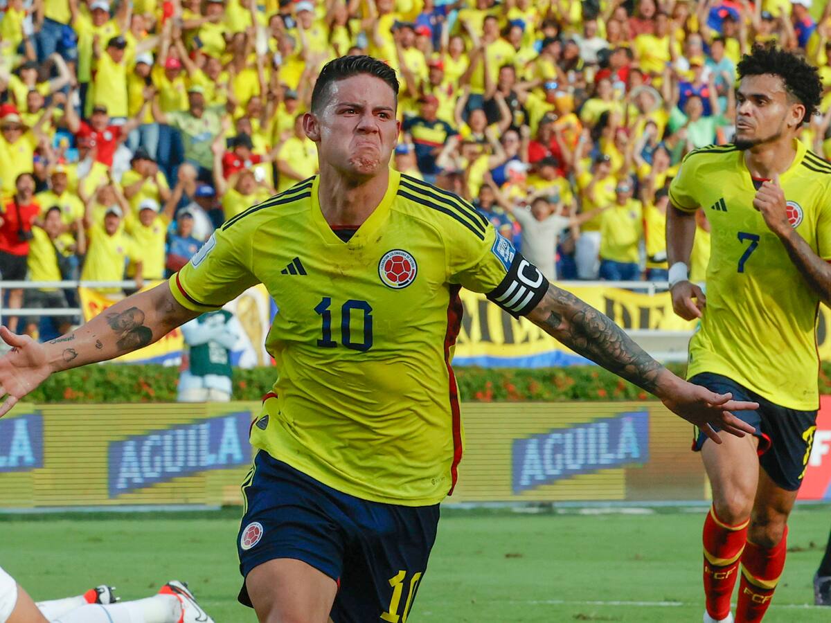 Selección Colombia: ¿James Rodríguez podría ser baja frente a Ecuador?
