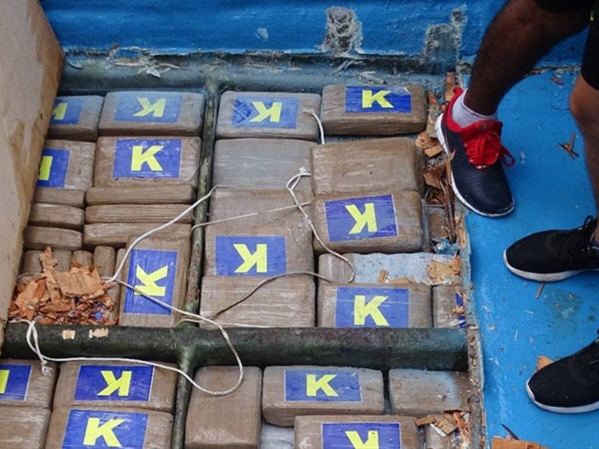 En Tumaco fueron incautados 840 kilos de cocaína