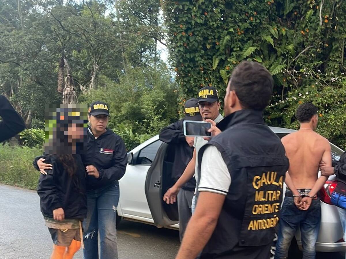 Gaula Militar rescató a menor de 17 años que había sido secuestrada en La Ceja