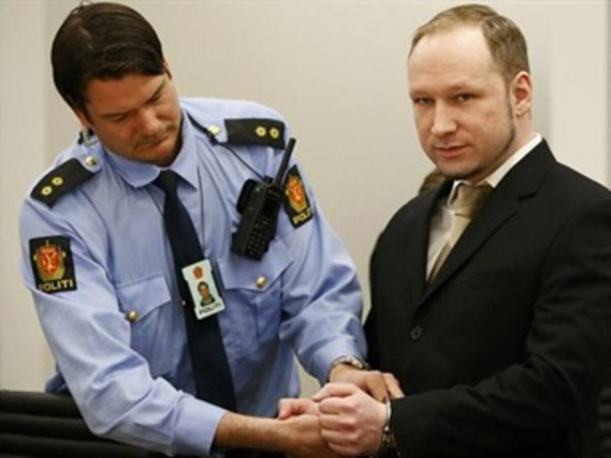 Asesino de 77 personas en Noruega podría evadir la cárcel por enfermedad mental
