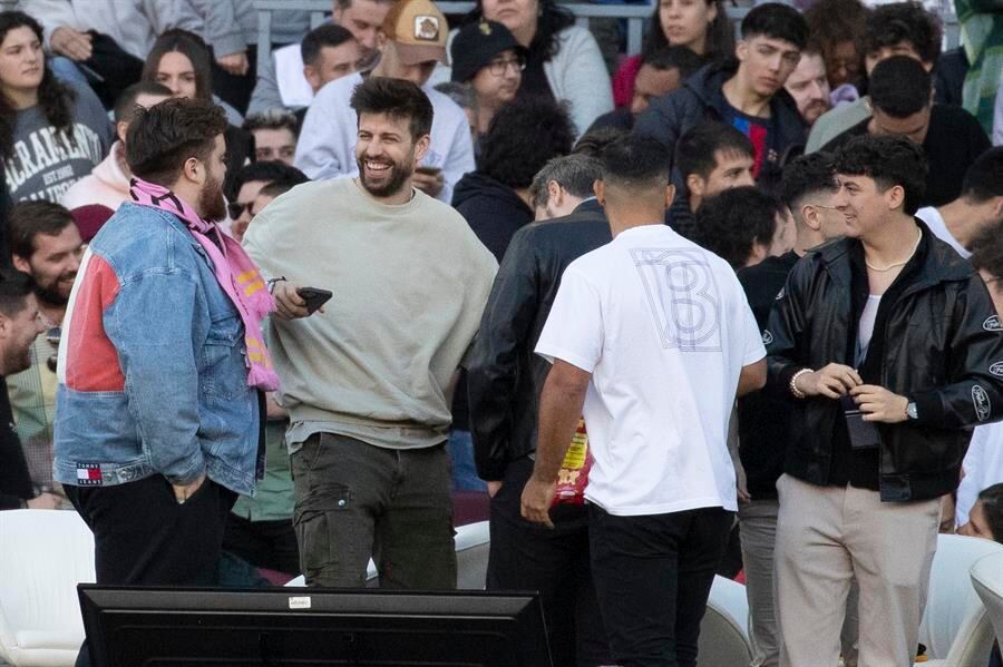 Gerard Piqué, presidente de la Kings League en el final four del torneo disputado en el Camp Nou / EFE