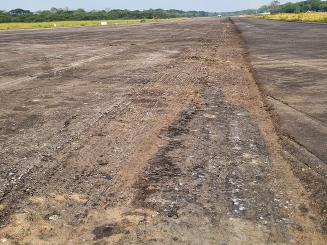 Pista del Aeropuerto Santiago Pérez Quiroz, en Arauca - Cortesía