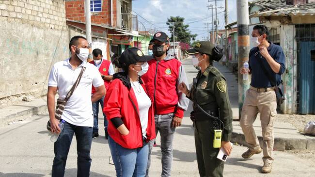 Esta es la primera intervención integral a este sector, el cual está siendo golpeado por actos de delincuencia y enfrentamiento entre pandillas.