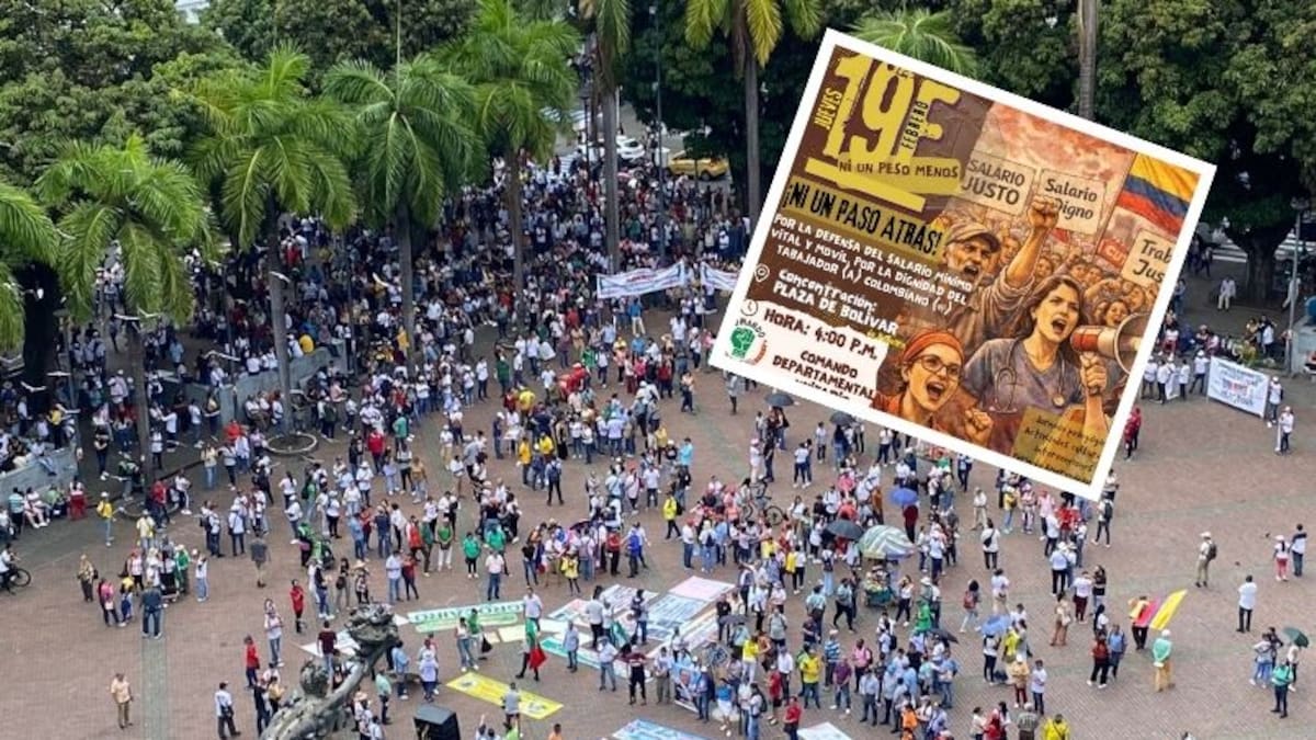 Risaralda se unirá a la concentración nacional del jueves en defensa del salario mínimo