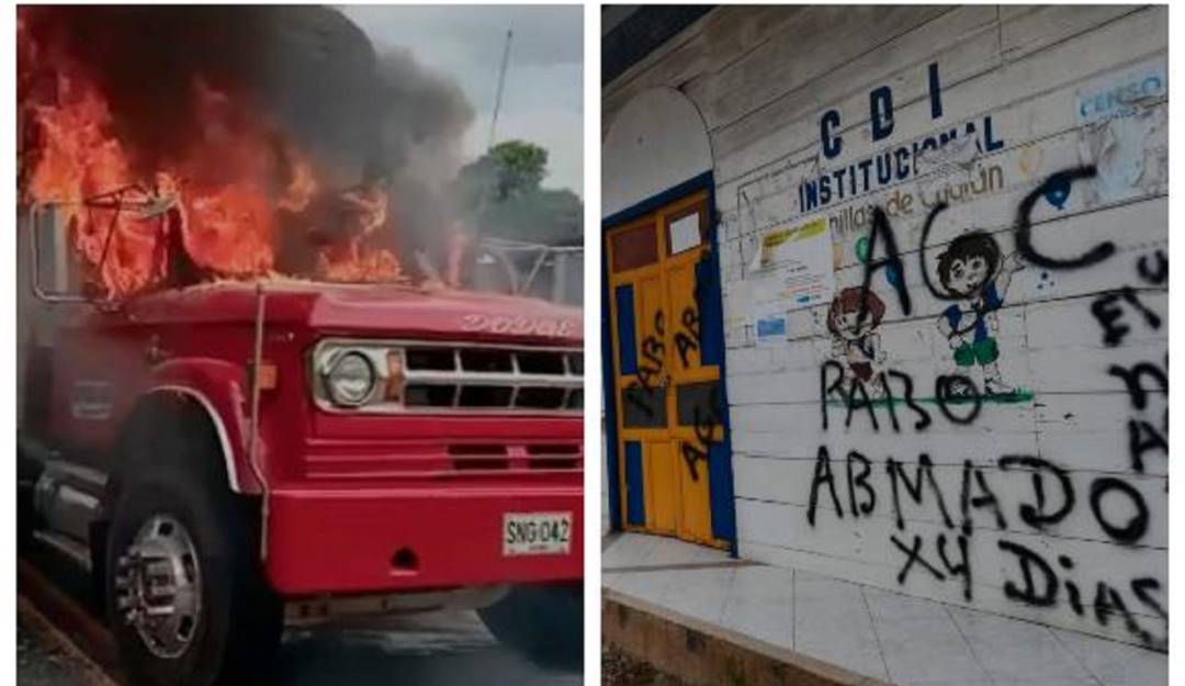 Paro armado 'Clan del Golfo' FOTO TOMADA DE COLPRENSA