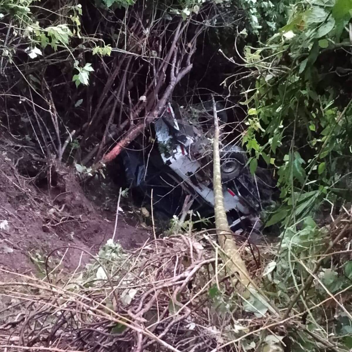 Un accidente de tránsito dejó siete personas lesionadas en Cañasgordas, Antioquia