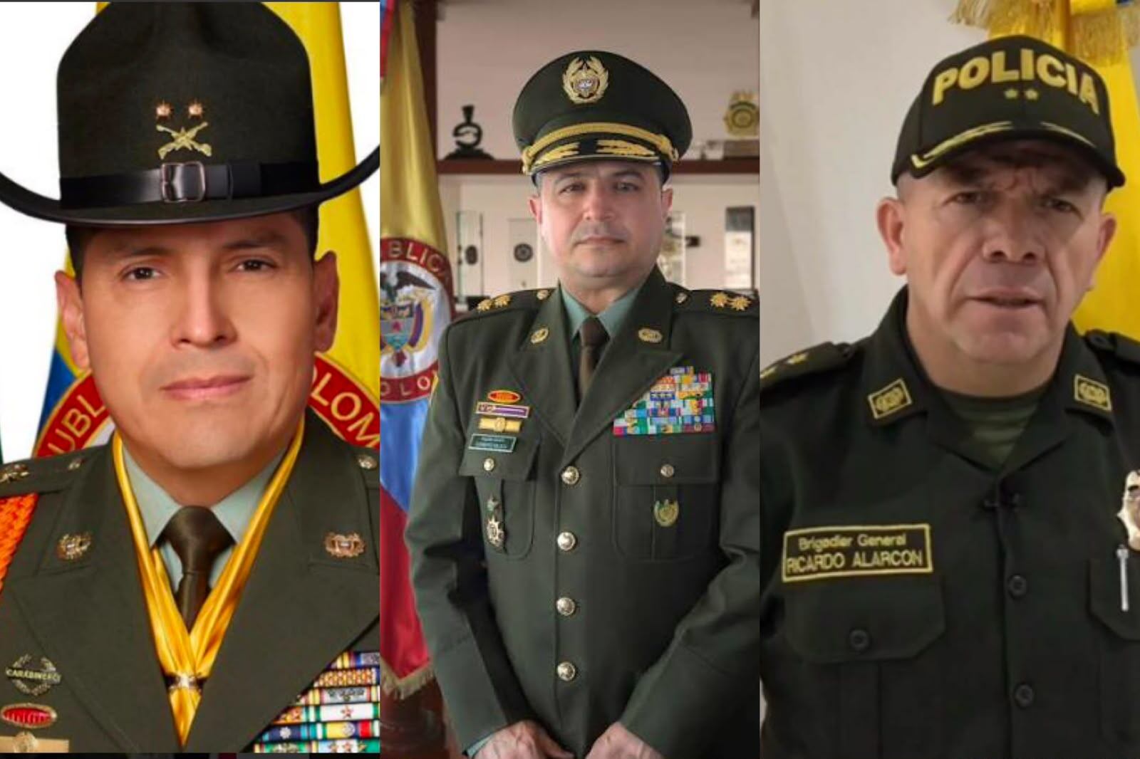 Nueva cúpula de la Policía del gobierno de Abelardo de la Espriella.