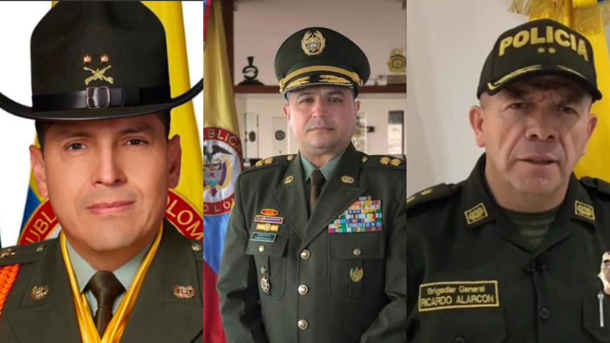 ¿Cómo quedó compuesta la nueva cúpula de la Policía del gobierno de Abelardo de la Espriella?