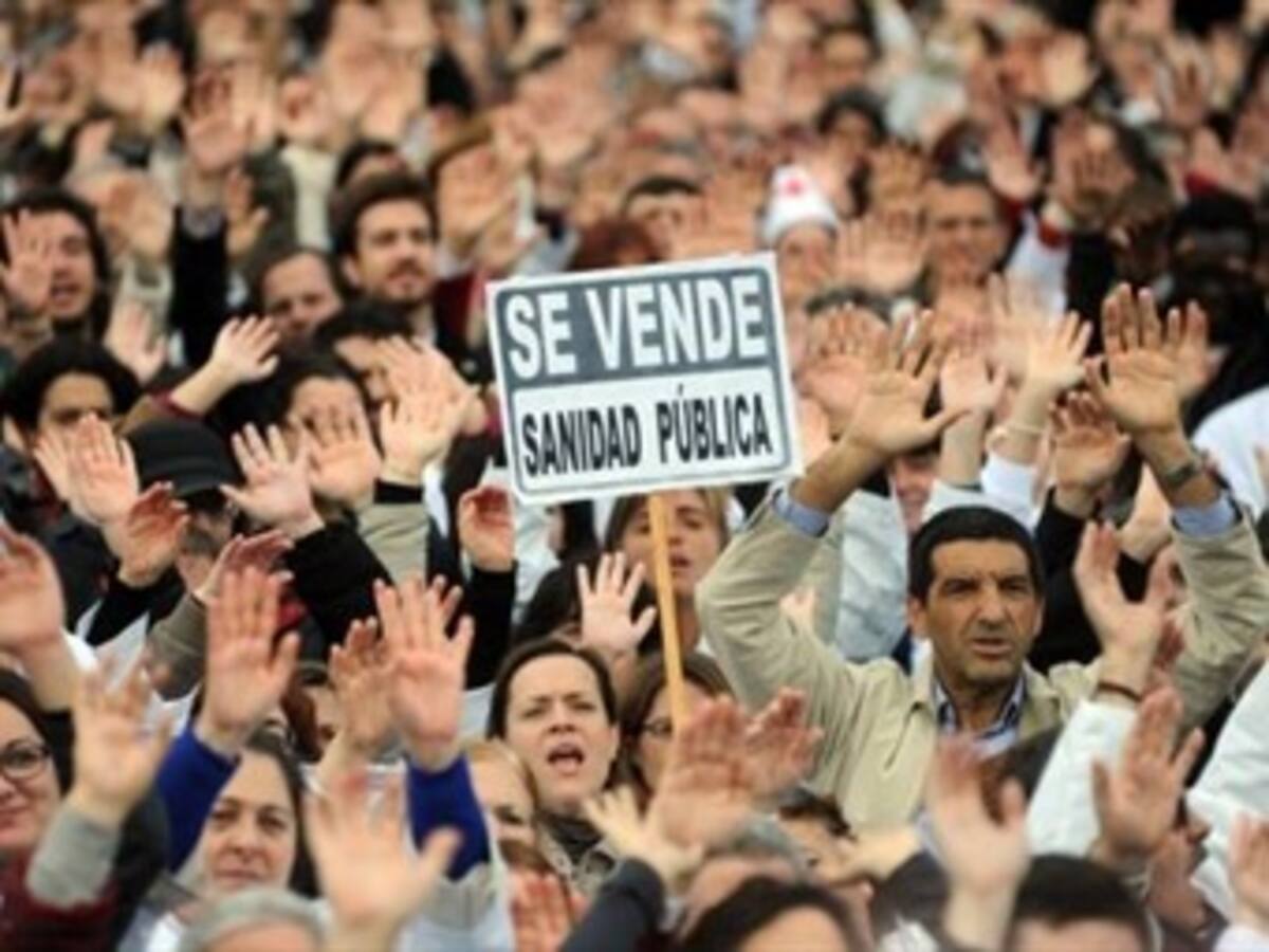 Manifestaciones en España contra la reforma sanitaria