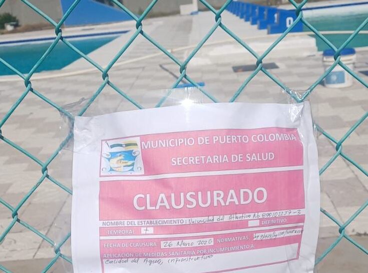 Las piscinas selladas. Foto: cortesía.
