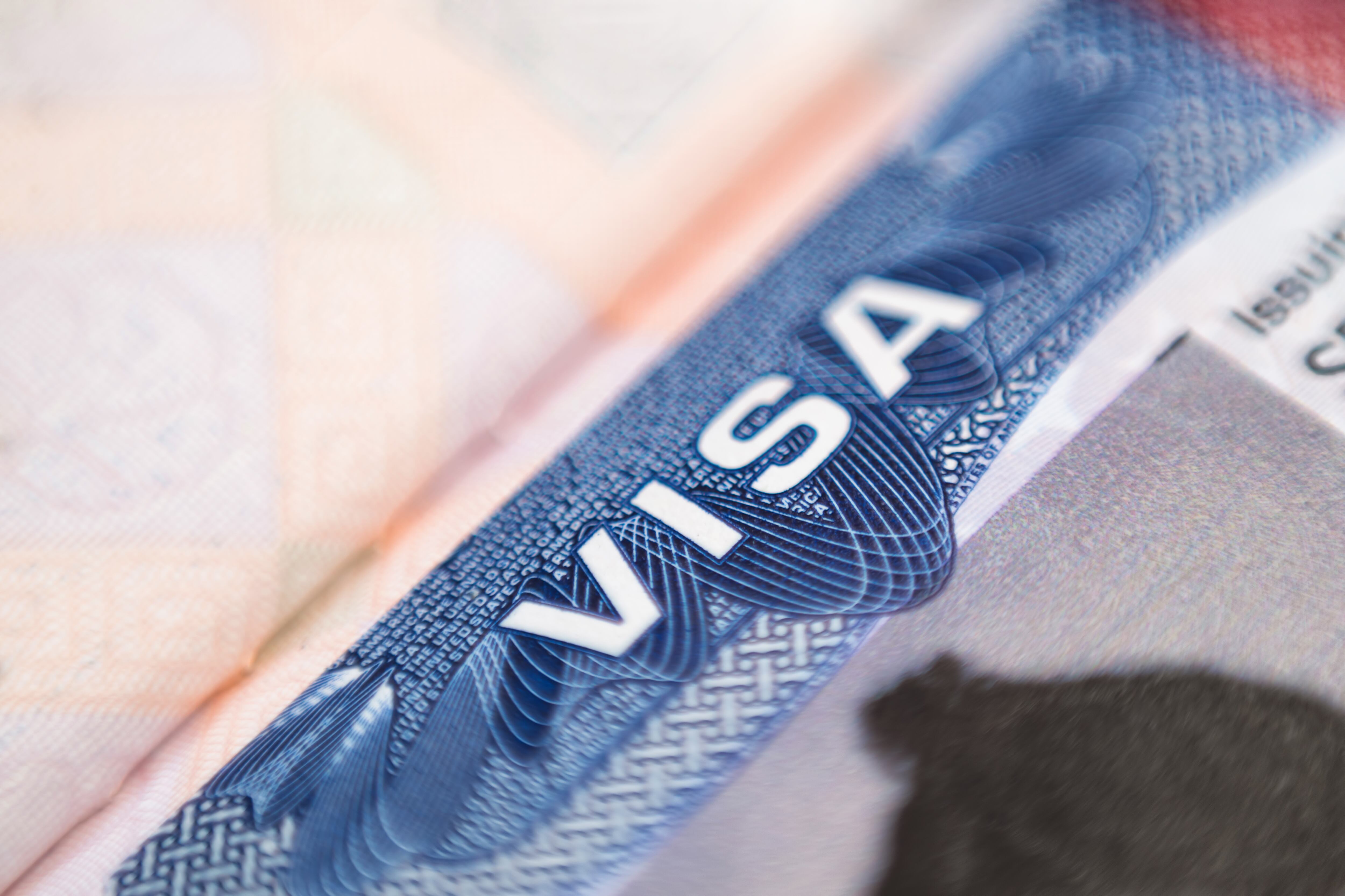 Imagen de referencia de la visa de Estados Unidos. Foto: Alexander W Helin/Getty Images