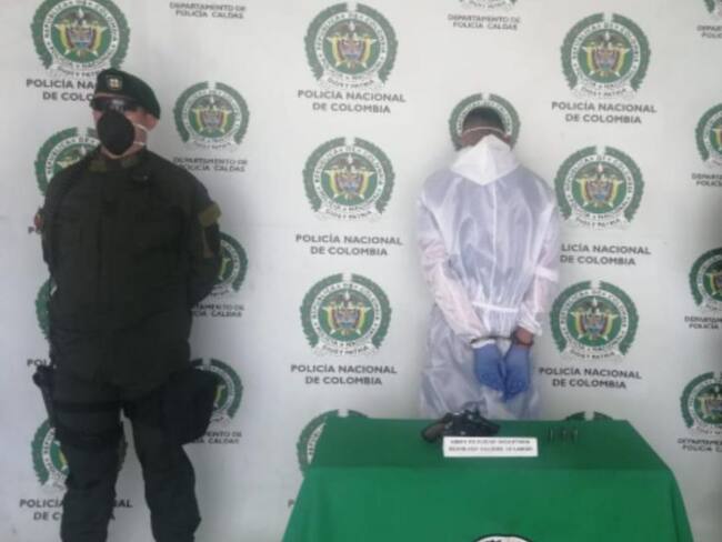 Capturado en Chinchiná por portar arma de fuego de manera ilegal