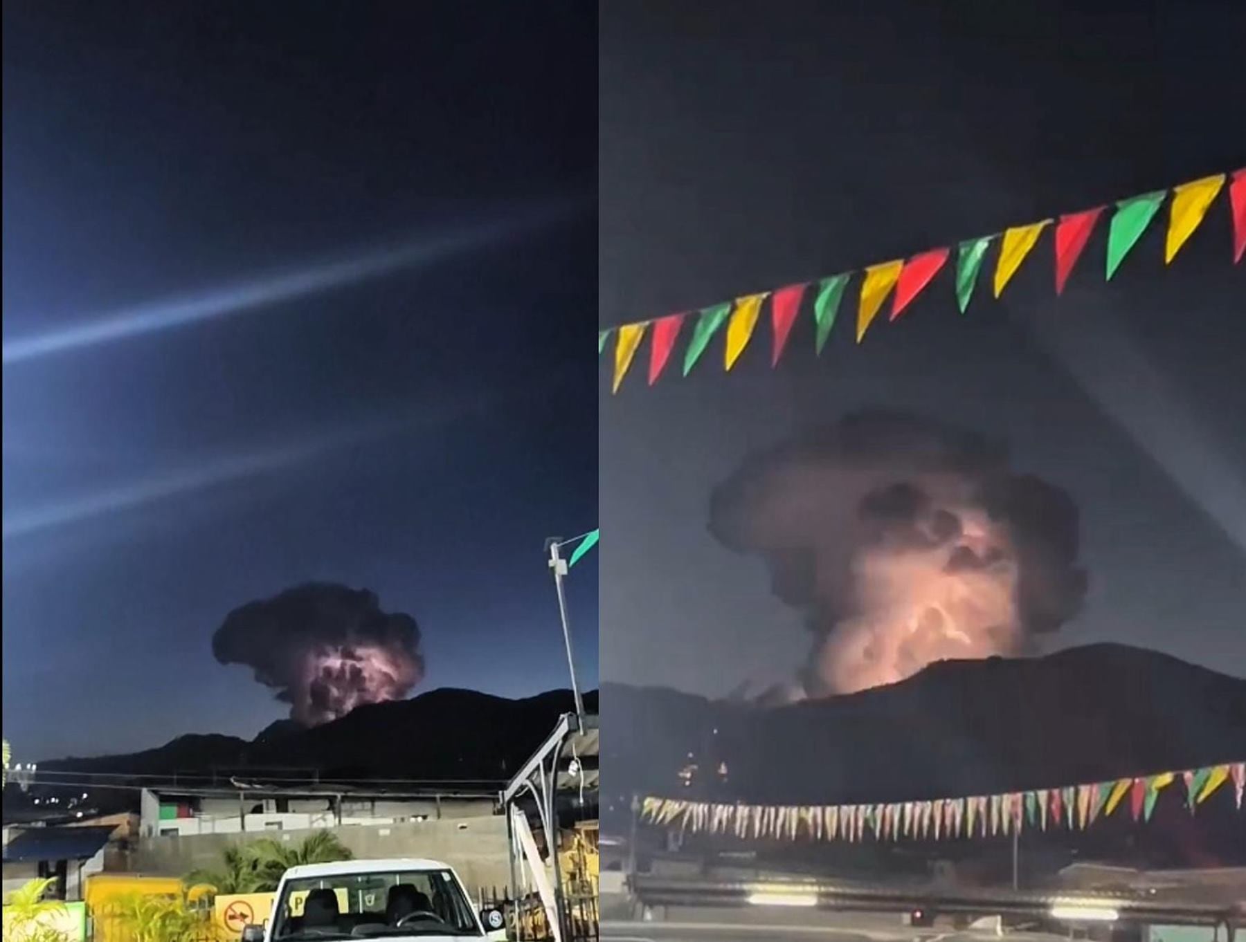 Nube genera alerta entre los tolimenses