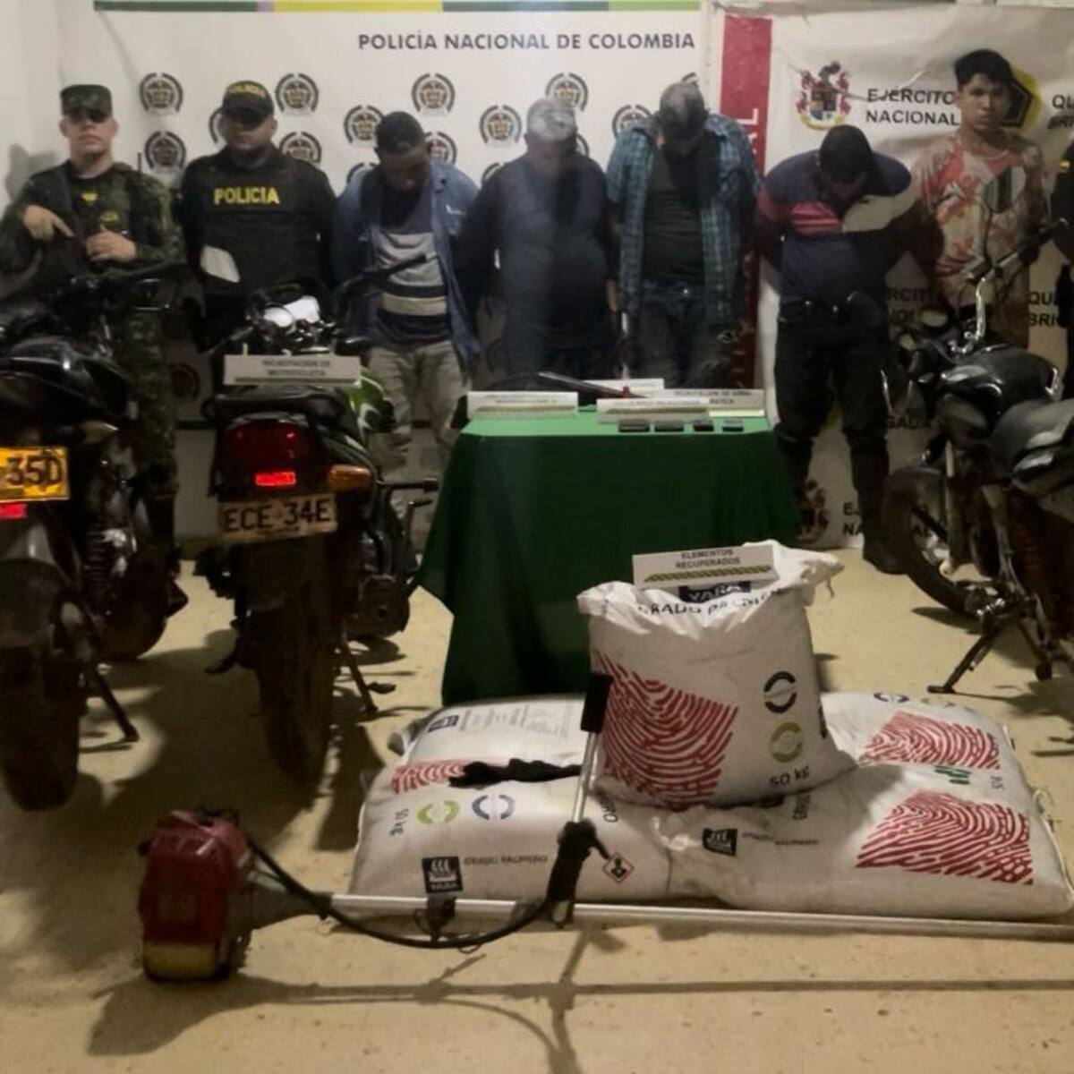 Capturan a 5 hombres por intentar robar y secuestrar a finqueros en Puerto Wilches