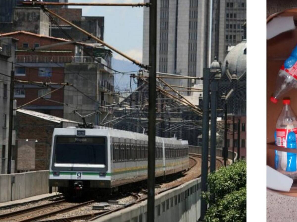 Un hombre causó pánico en el Metro de Medellín con 9 artefactos.