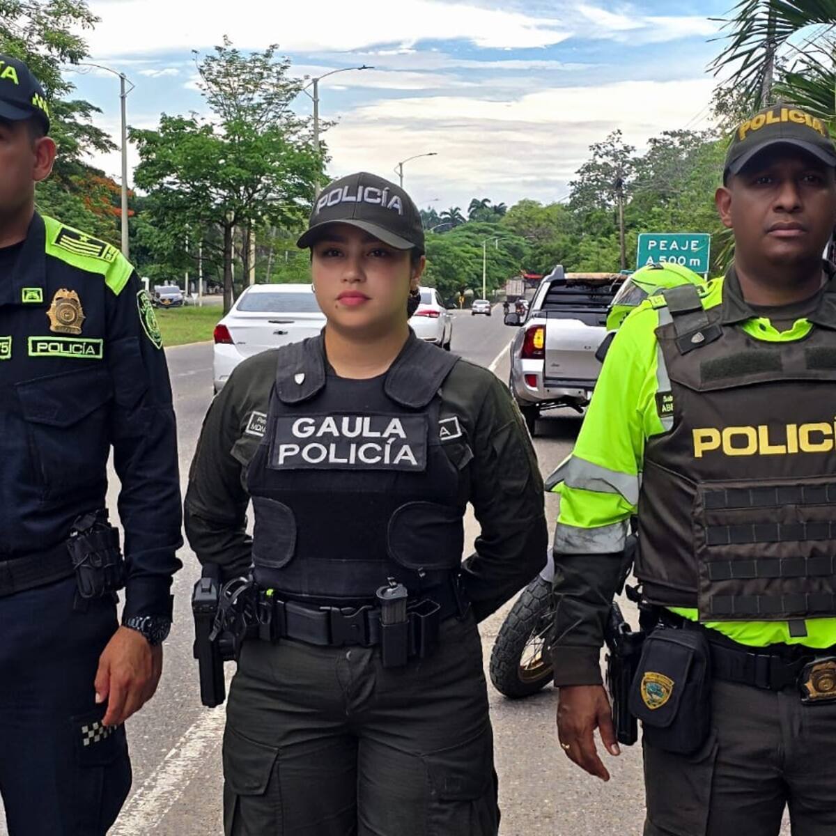 116 Policías custodian las vías del área metropolitana de Cartagena