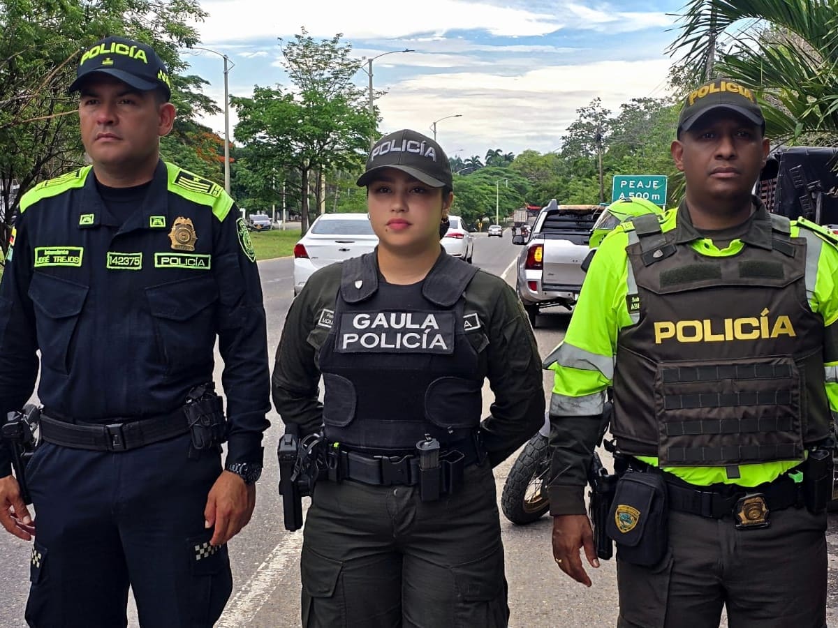 116 Policías custodian las vías del área metropolitana de Cartagena