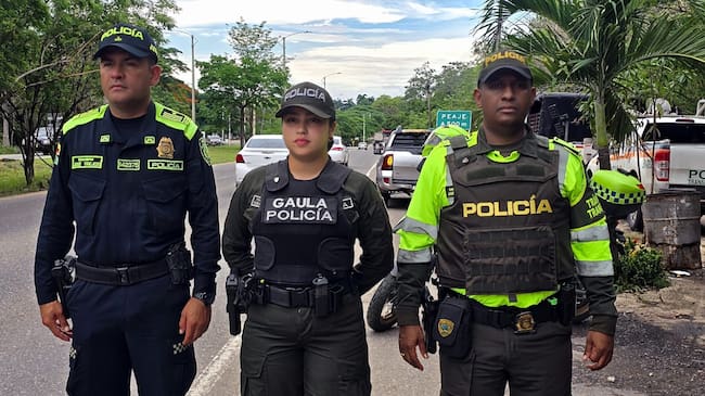 116 Policías custodian las vías del área metropolitana de Cartagena