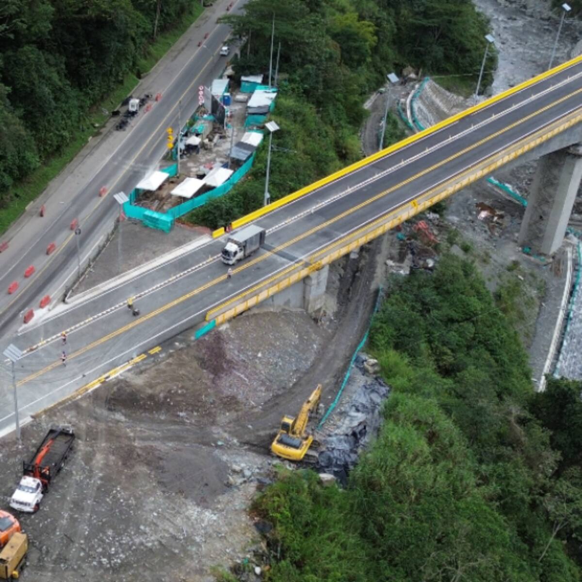 ¿En qué va el viaducto del km 58 de la vía al Llano? Últimos detalles de la obra