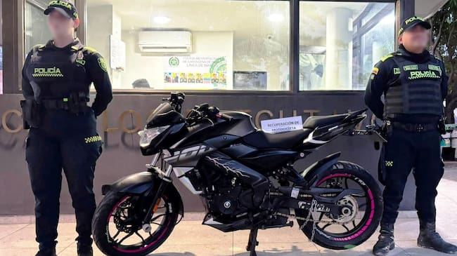 Nueve motocicletas recuperadas y dos personas capturadas en diferentes sectores de Cartagena