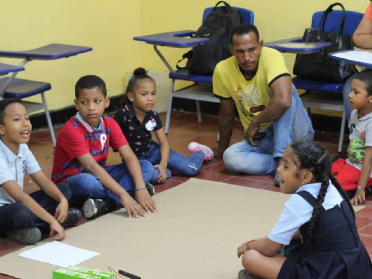 Niños se sumaron al Plan de Desarrollo de Cartagena