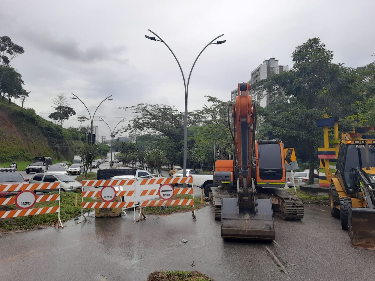 Inician cierres viales por obra del tercel carril en Floridablanca: la intervención dura un año