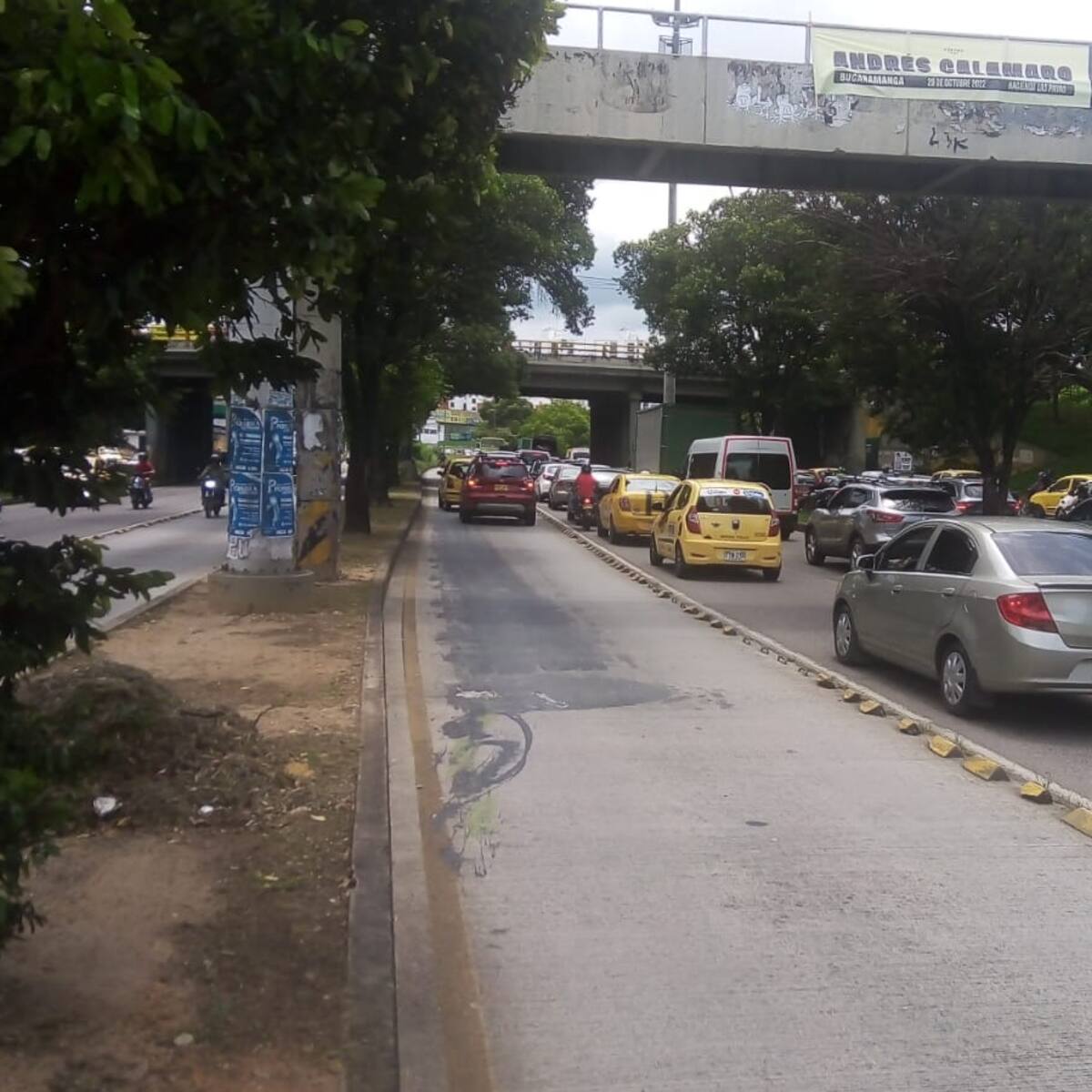 3 accidentes de tránsito generan caos vehicular en la autopista a Floridablanca