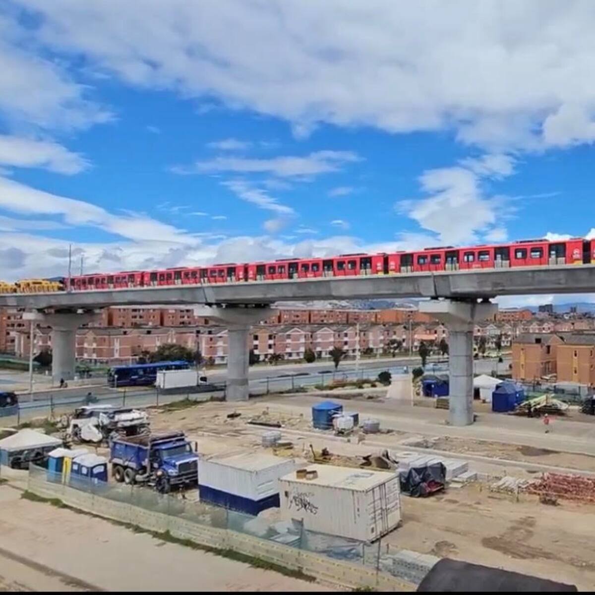 Primer del tren del metro de Bogotá se movilizó de manera autónoma