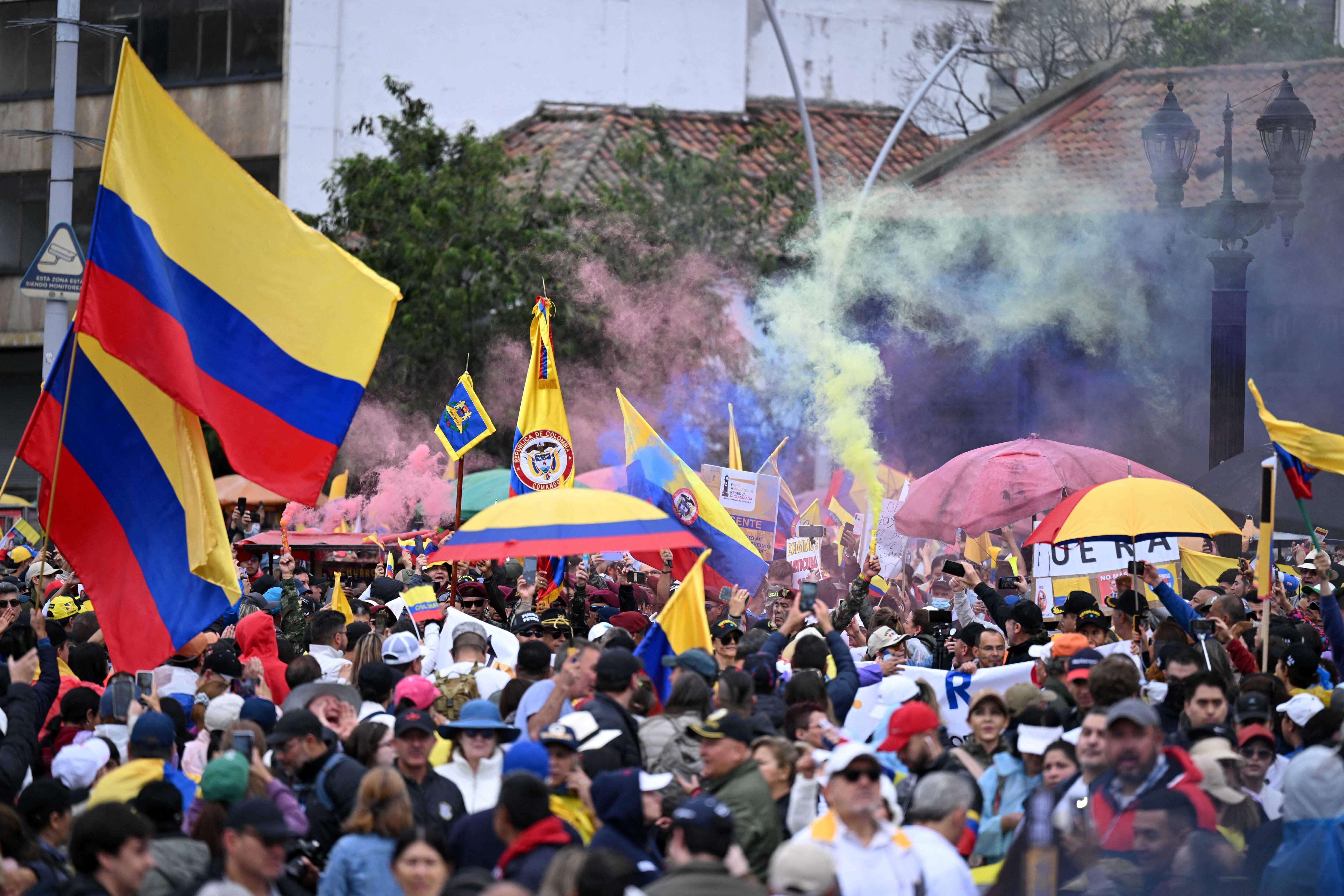 Marchas del 21 de abril en Bogotá, Medellín y Cali | Foto: Gettyimages