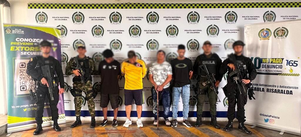 Capturan banda delincuencial en Pereira - Oficial MEPER