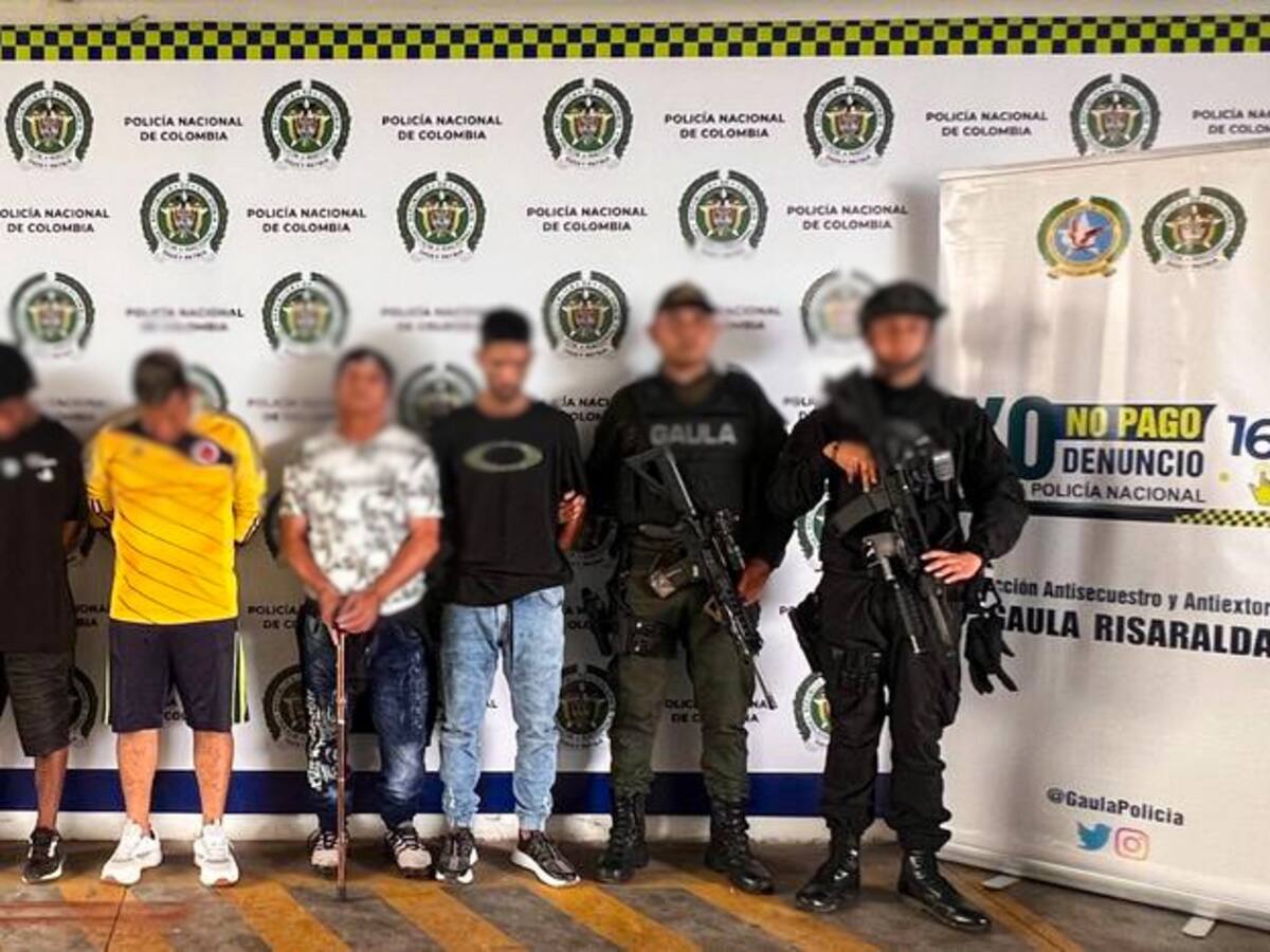 Desarticulan red de extorsión que operaba en barrios de Pereira y Dosquebradas