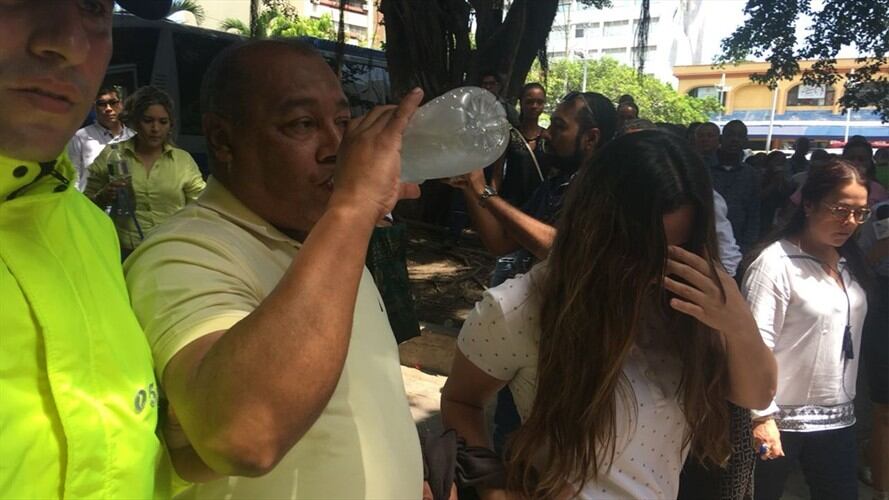 Olaff Puello, director de Cardique y Katherine Martelo, secretaria de Planeación de la entidad. Foto: Antonio Canchila (W Radio)