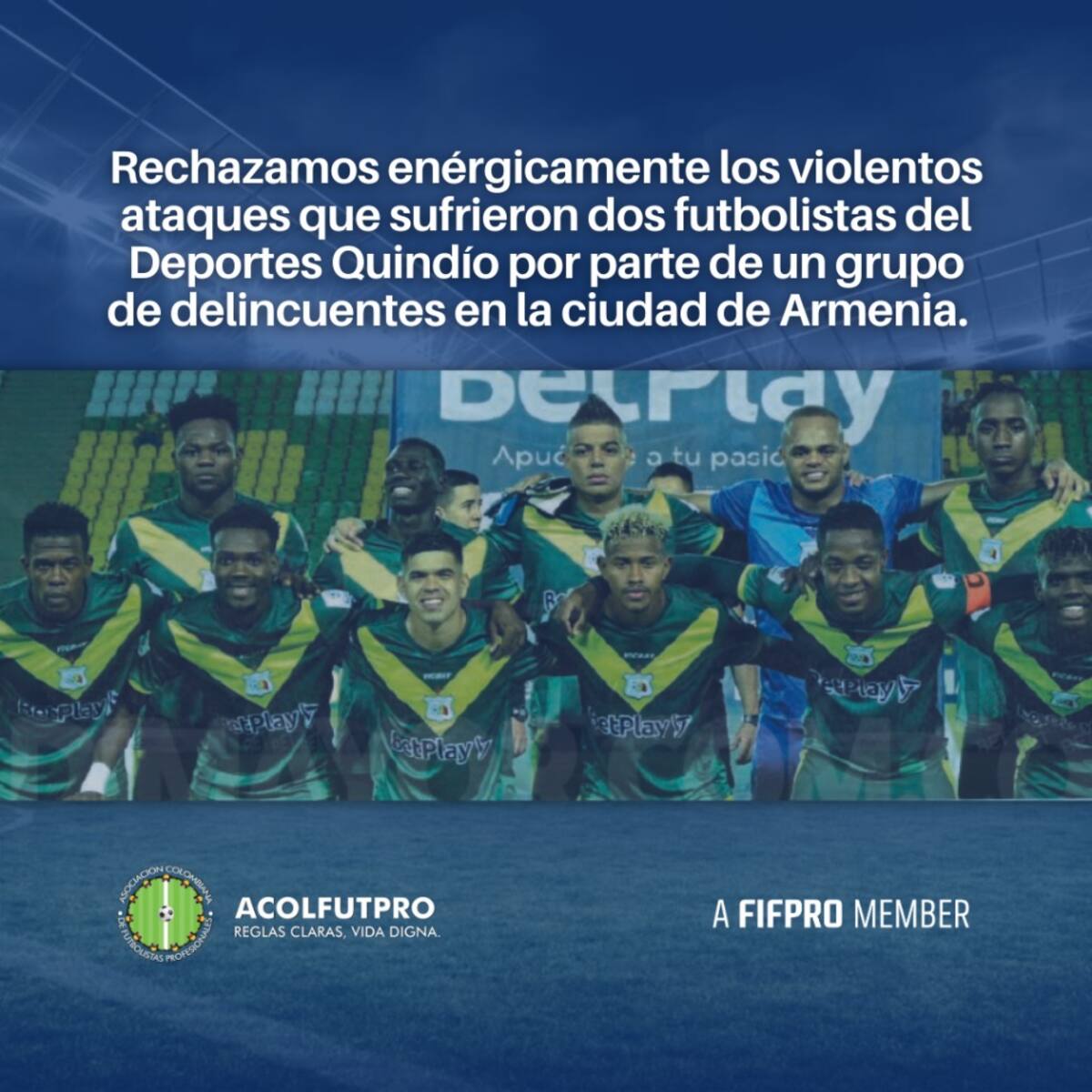 No hay derecho, futbolistas del Deportes Quindío habrían sido agredidos por barristas