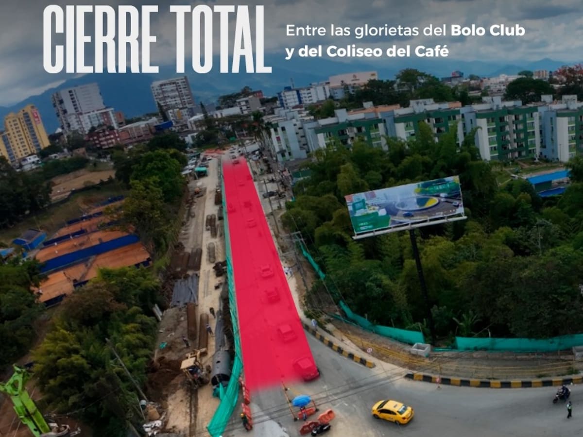 En Armenia hay varios puntos con cierres totales o parciales por obras viales o de acueducto