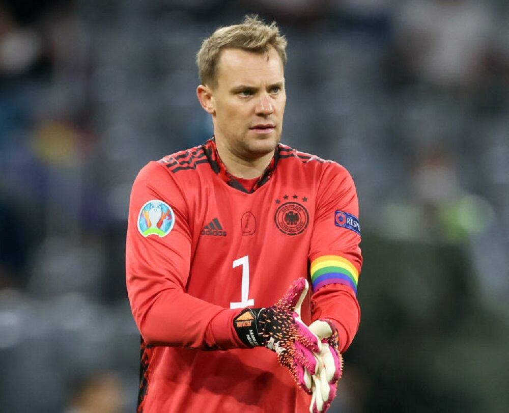 Manuel Neuer, arquero capitán de la Selección de Alemania (Photo by Stefan Matzke - sampics/Corbis via Getty Images)