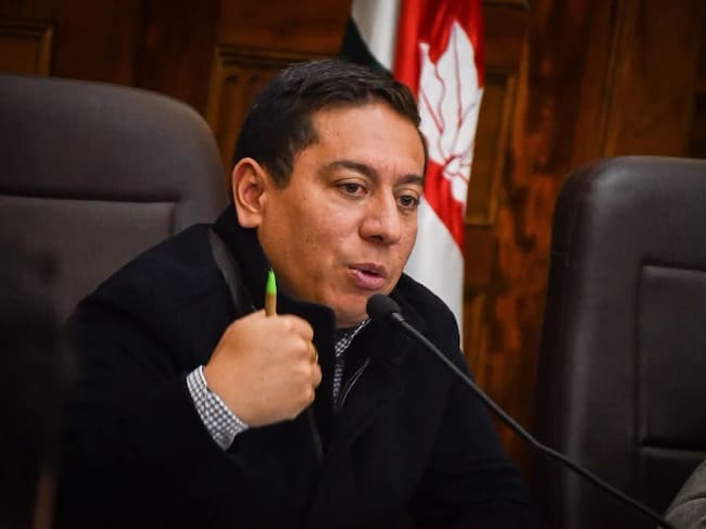 Carlos Andrés Amaya, gobernador de Boyacá / Foto: Alcaldía de Tunja