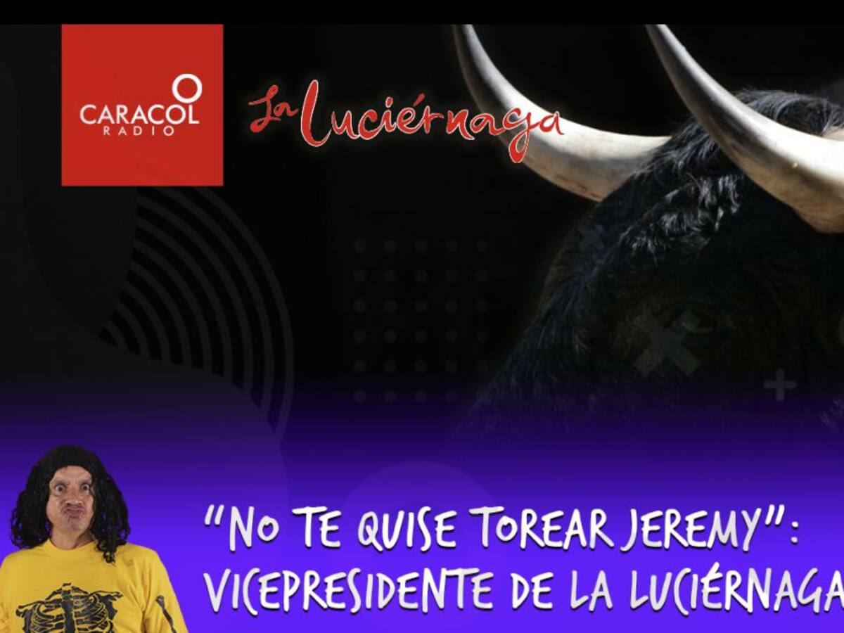 "No te quise torear Jeremy": Vicepresidenta de La Luciérnaga