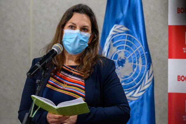 Juliette de Rivero, representante de ONU Derechos Humanos Colombia. Foto: Colprensa