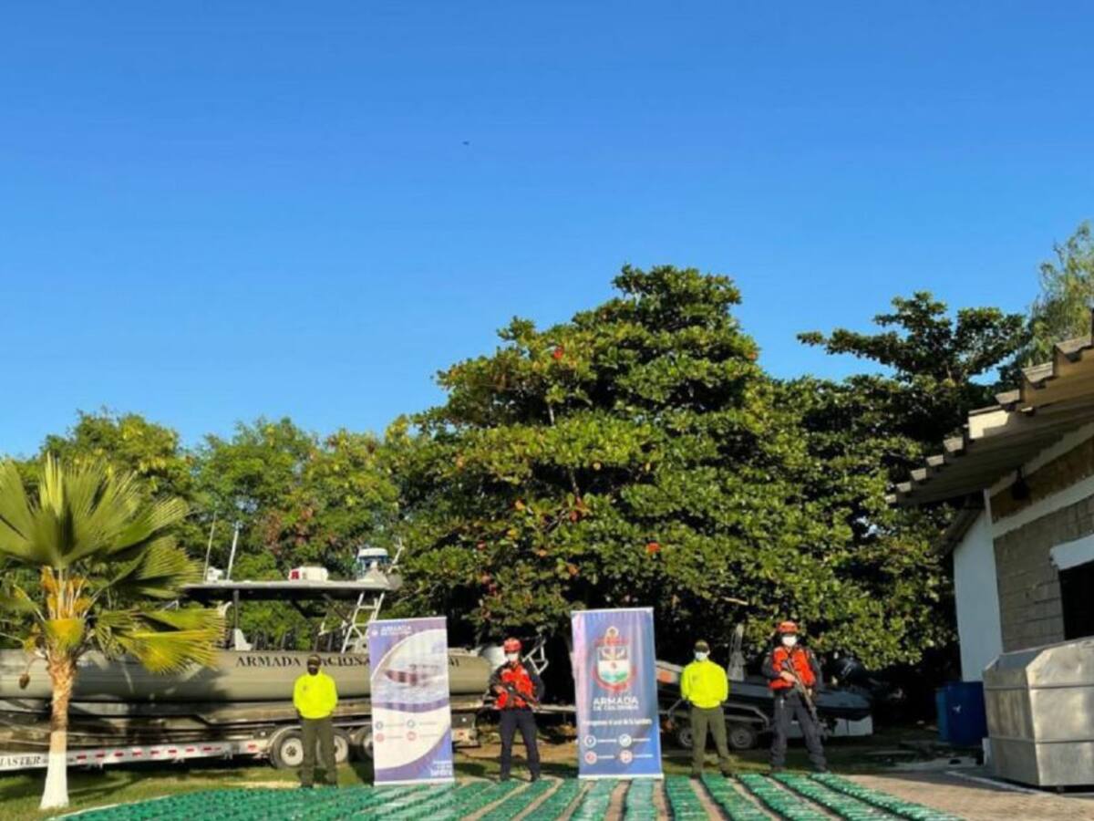 Armada incauta más de media tonelada de cocaína en Sitionuevo