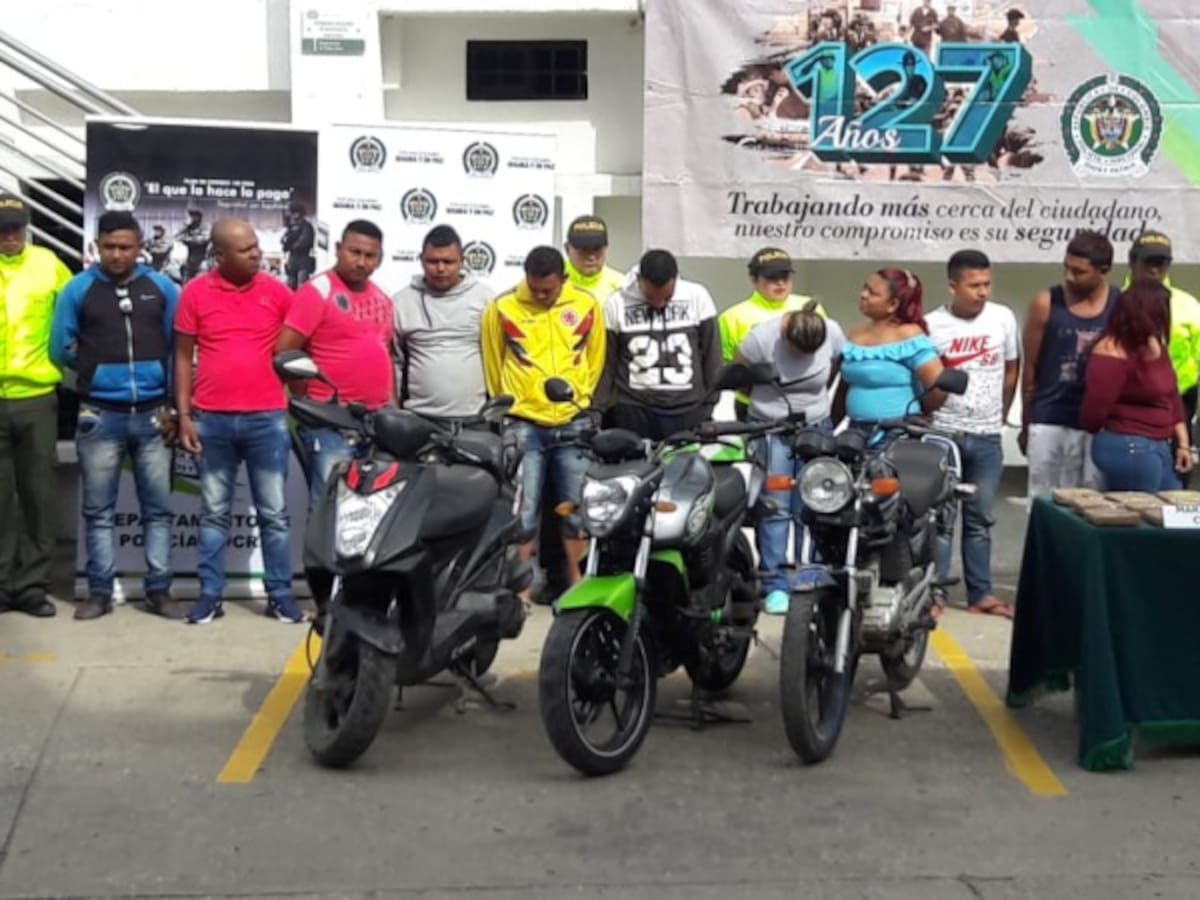 Capturan 24 presuntos miembros de banda de traficantes de droga en Sucre