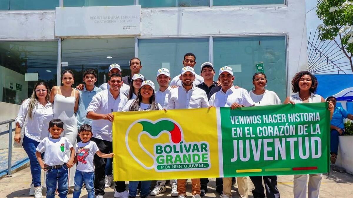 El Movimiento Juvenil Bolívar Grande se convierte en la fuerza juvenil más grande del departamento