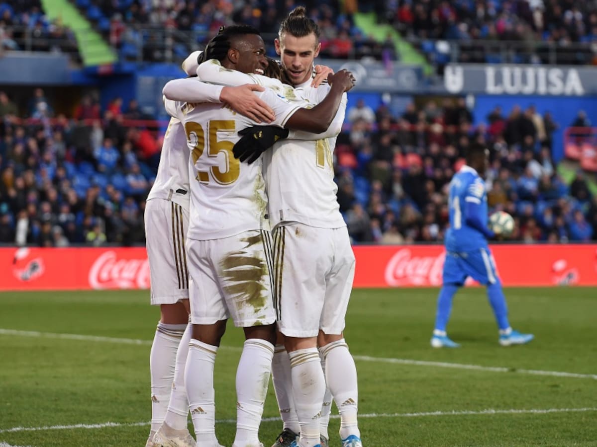 El Real Madrid goleó en campo del Getafe e inició el 2020 en lo más alto