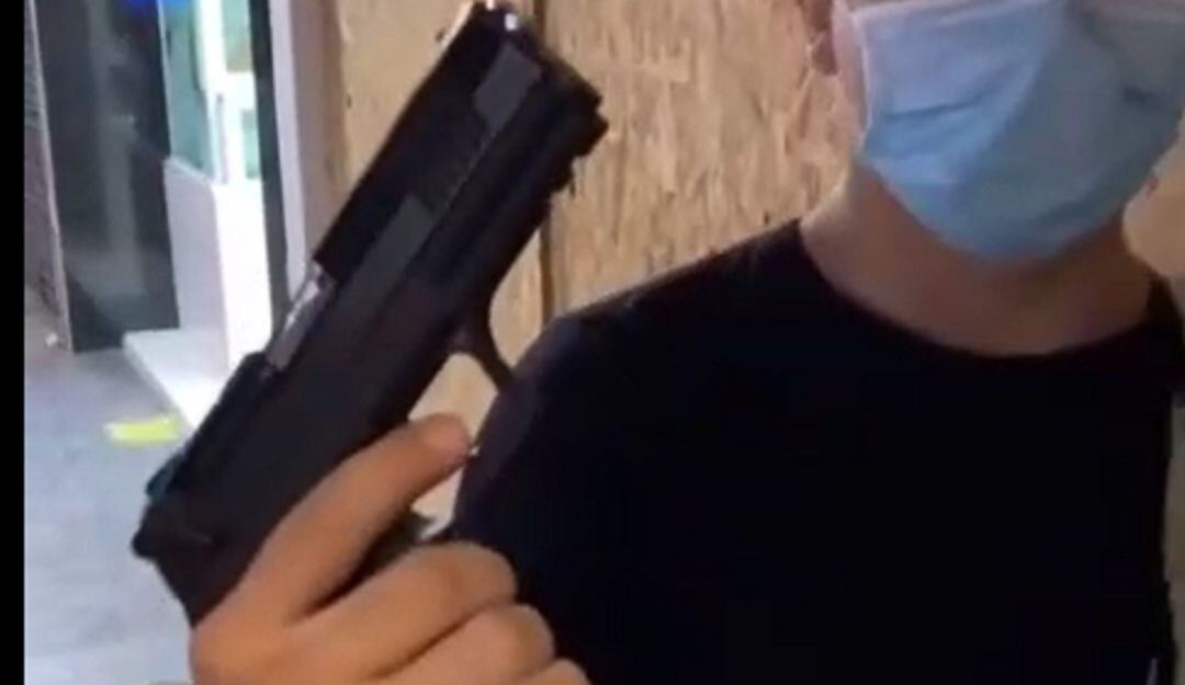 Comerciantes del Centro Histórico, sector San Andresito.