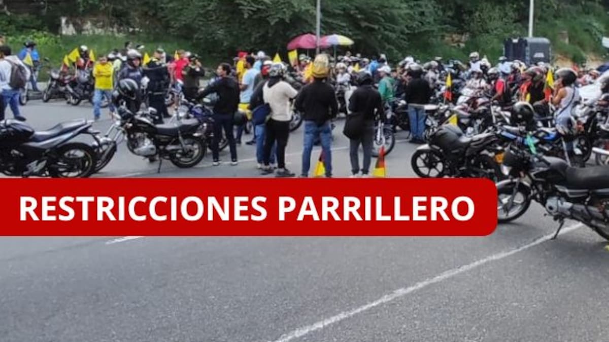 Atención: Alcaldía de Cali mantendrá la prohibición de parrilleros hombres en moto durante 2026