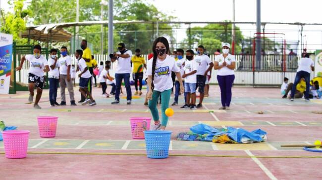 En el mes de la niñez, gracias a la Gobernación de Bolívar, a través del Iderbol, 100 niños de estos municipios, disfrutaron de la estrategia