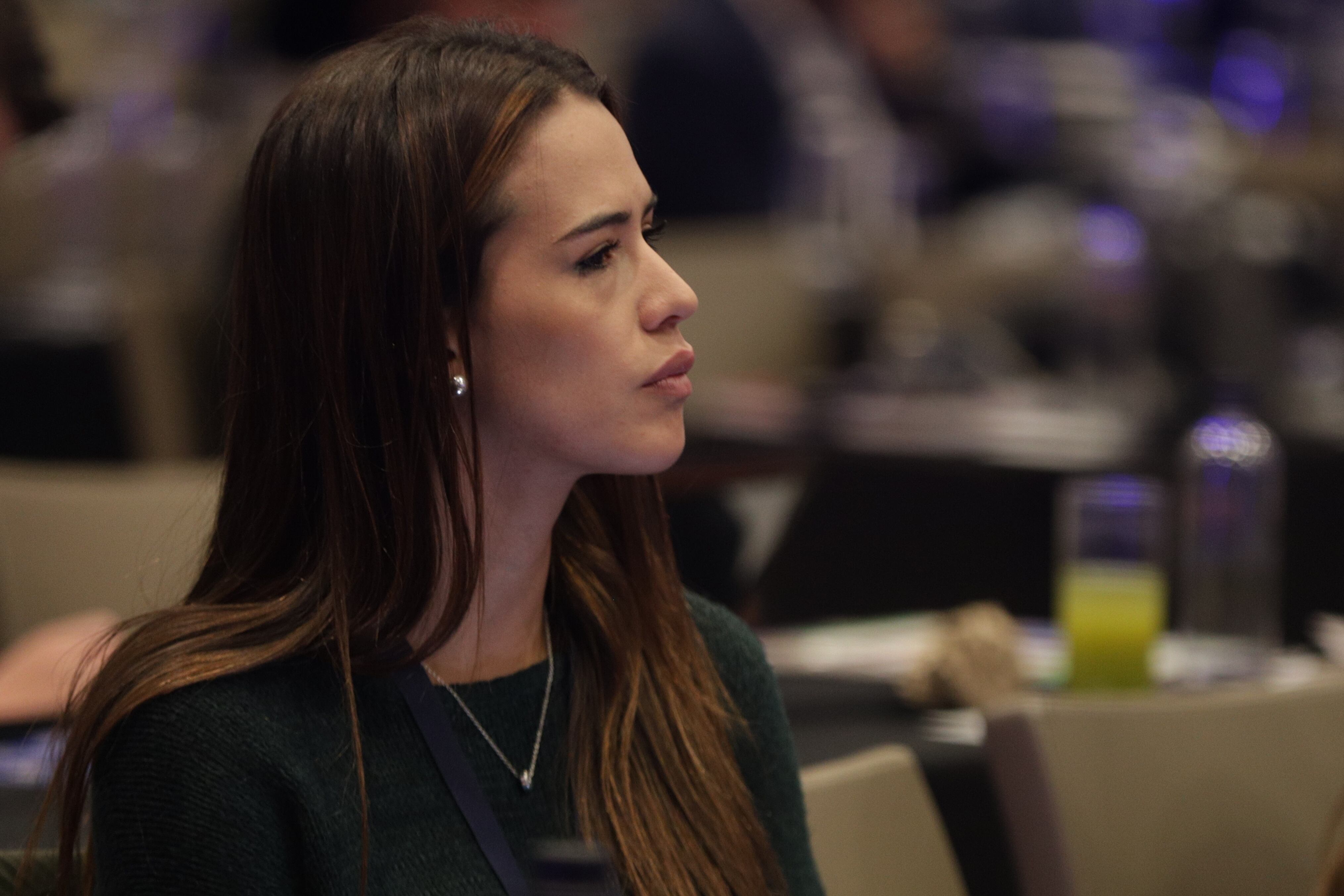 Bogotá. 18 de Julio de 2022. Seminario de Inducción y Actualización a Congresistas periodo 2022 - 2026, se llevo a cabo en la mañana de este lunes es las instalaciones del Hotel Grand Hyatt. En la foto: Representante Maria Fernanda Carrascal. (Colprensa - Álvaro Tavera )