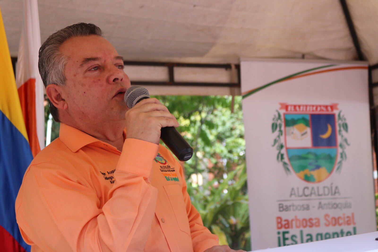 Édgar Augusto Gallego, alcalde de Barbosa. Foto: cortesía.